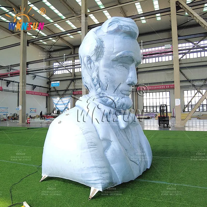 Inflatable Abraham Lincoln Statue